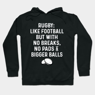 Rugby Like Football But... Hoodie